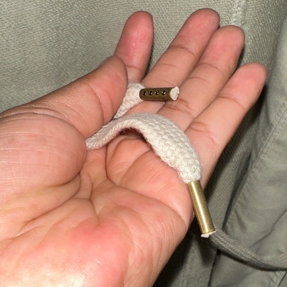 Free People  light mint Hooded Blazer - Picture 6 of 11